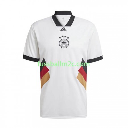 Fußballtrikots Deutschland Icon Retro Heim Trikotsatz 2022-2023
